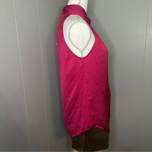 Anne Klein Pink Satin Halter Top NWT | Date Night Y2K Glam Size S - Picture 4 of 6